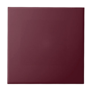 Azulejo Boda de Color Sólido Burgundy Elegante