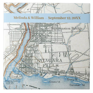 Azulejo Boda de las Cataratas del Niágara