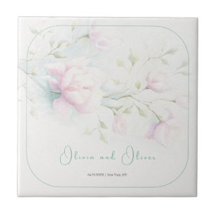 Azulejo Boda de Magnolia Rosa