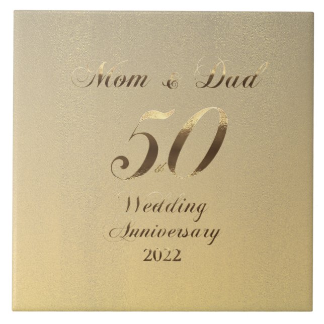 Azulejo boda de Oro 2022 50 padres (Frente)