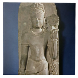 Azulejo Bodhisattva Padmapani, Nalanda, Bihar, dinasta de