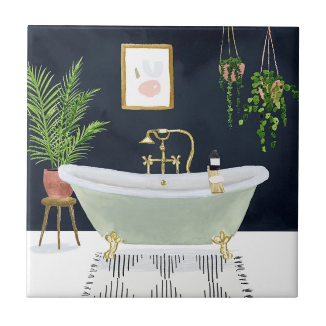 Azulejo Boho Bath I (Frente)