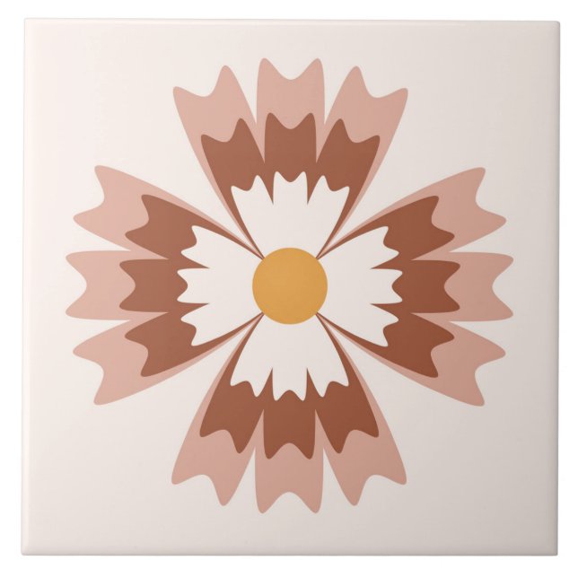 Azulejo Boho bloquea la floral (Frente)