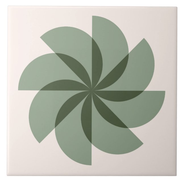 Azulejo Boho bloquea la floral (Frente)