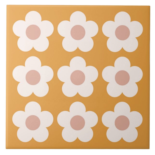 Azulejo Boho bloquea la floral (Frente)