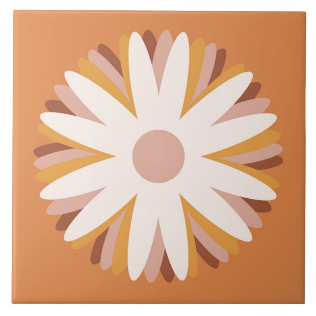 Azulejo Boho bloquea la floral (Frente)