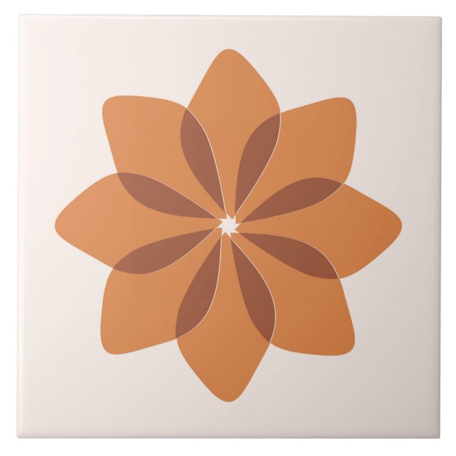 Azulejo Boho bloquea la floral (Frente)