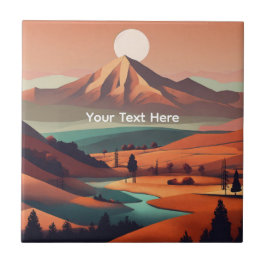 Azulejo Boho landscape 