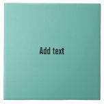 Azulejo Boho Mountain Turquoise<br><div class="desc">Color sólido de la montaña Boho</div>