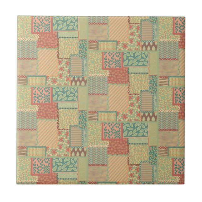 Azulejo Boho Patchwork (Frente)