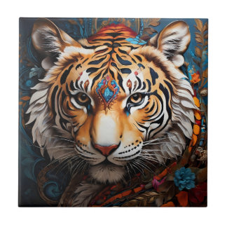 Azulejo Boho Tiger Ceramic Tile Sets