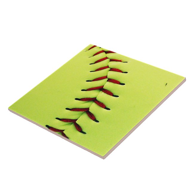 Azulejo Bola amarilla del softball (Lado)