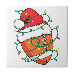 Azulejo Bola deportiva de Santa Fútbol Hombres Navidades
