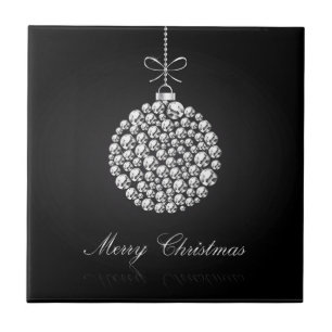 Azulejo Bolas de Navidades de diamantes