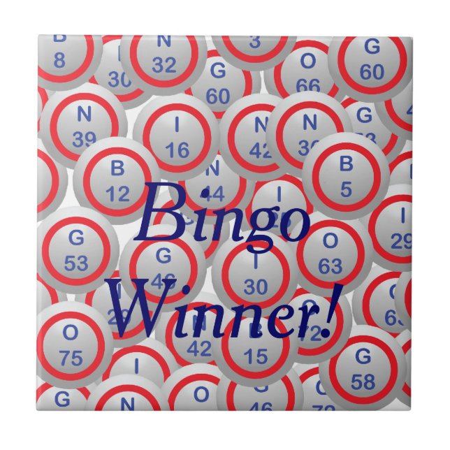 Azulejo Bolas del bingo (Frente)