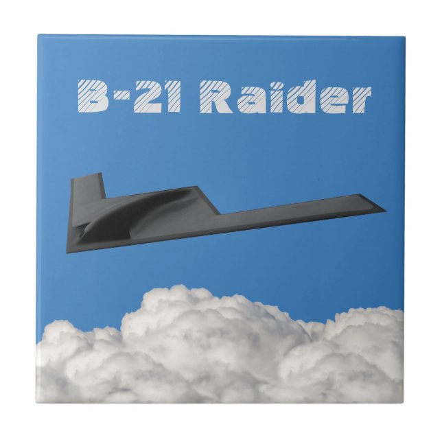 Azulejo Bombardero furtivo B-21 (Frente)