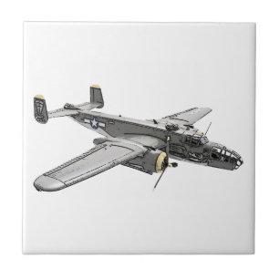 Azulejo Bombardero norteamericano de B-25 Mitchell
