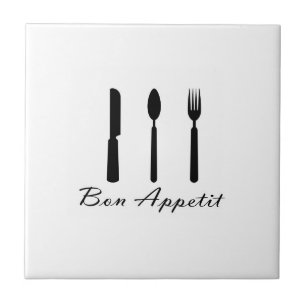 Azulejo Bon Appetit Trivet del café