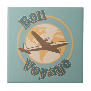 Azulejo Bon Voyage Viajemos por el diseño mundial