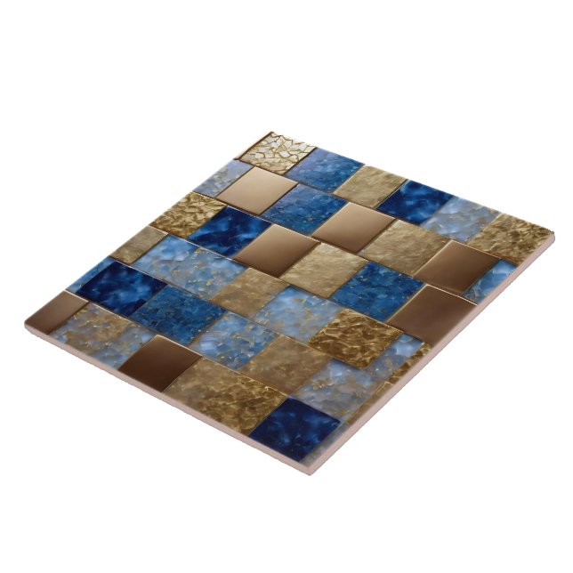Azulejo Bonita colección popular de Ocean Blue Gold (Lado)