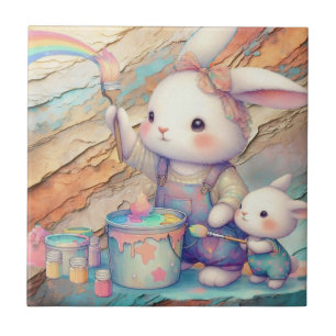 AZULEJO BONITO DE PASTEL DE PINTURA ORIENTAL