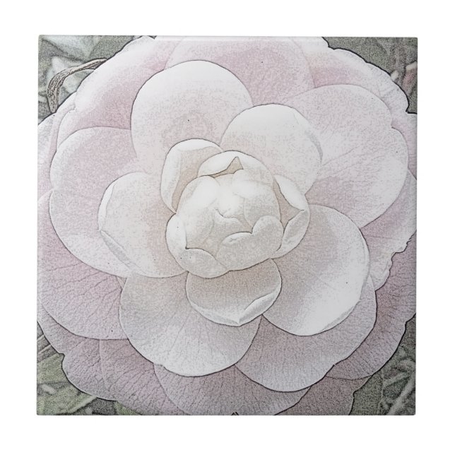 Azulejo Bonito en rosa (Frente)