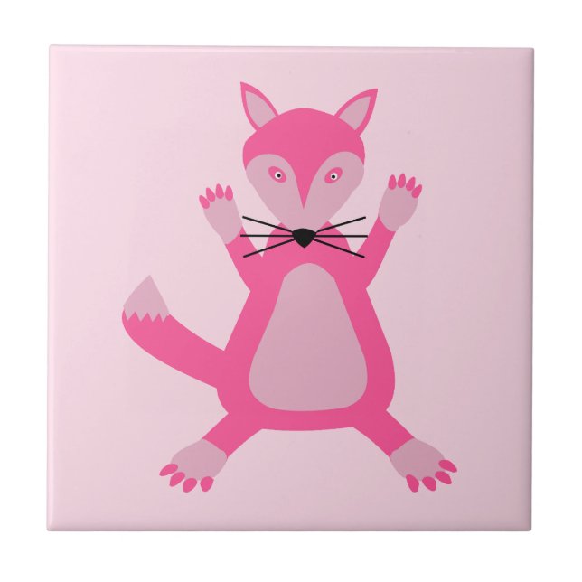 Azulejo Bonito Pink Baby Fox (Frente)