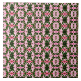 Azulejo Bonito rosa y verde
