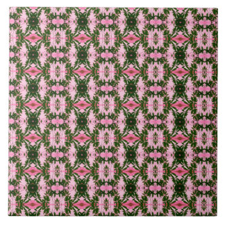 Azulejo Bonito rosa y verde