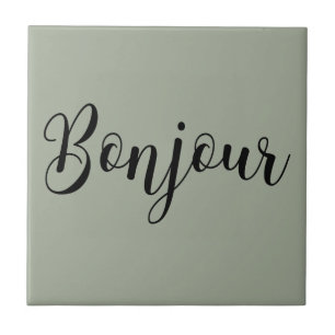 Azulejo Bonjour-blackText