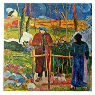 Azulejo Bonjour, Monsieur de Paul Gauguin
