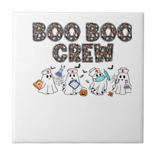 Azulejo Boo Boo Crew � Enfermeras divertidas de Halloween 