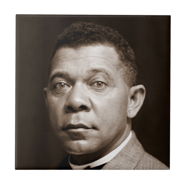 Azulejo Booker Washington: Educador afroamericano (Frente)