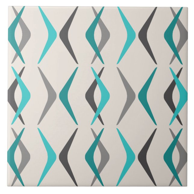 Azulejo Boomerangs Turquoise (Frente)