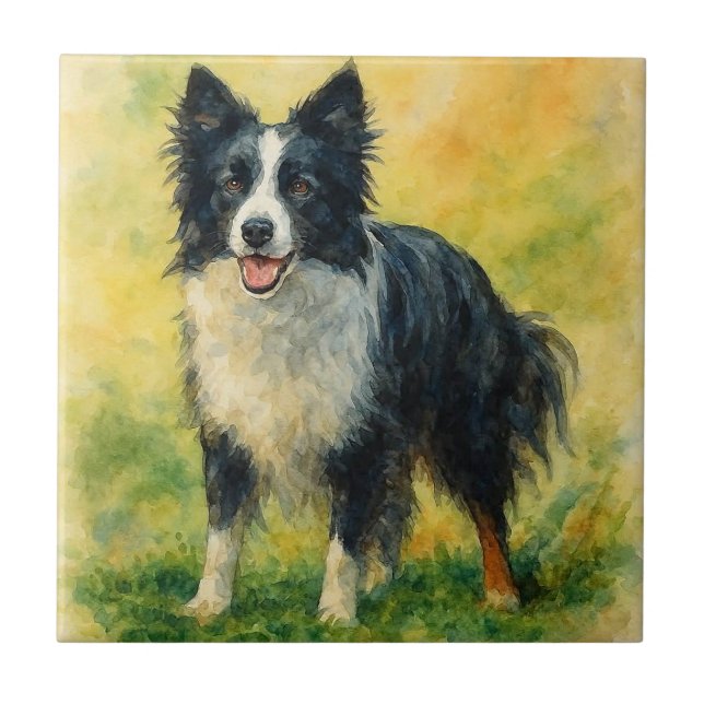 Azulejo Border Collie (Frente)