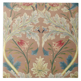 Azulejo Bordería floral de William Morris 1875
