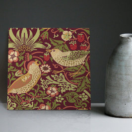 Azulejo Borgoña Red William Morris Strawberry Thief