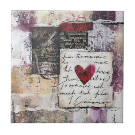 Azulejo Borgoña Valentine Design Series 8