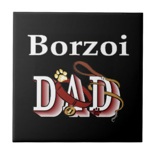 Azulejo Borzoi Dad
