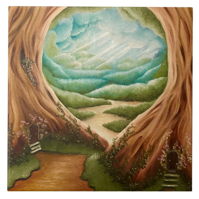 Azulejo Bosque (Frente)