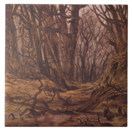 Azulejo Bosque alemán en temporada de otoño