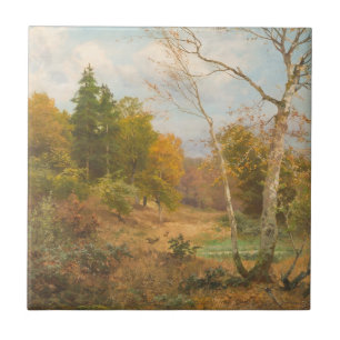 Azulejo Bosque de otoño – Heinrich Böhmer
