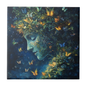 Azulejo Bosque Encantado de la Diosa Mariposa (1)