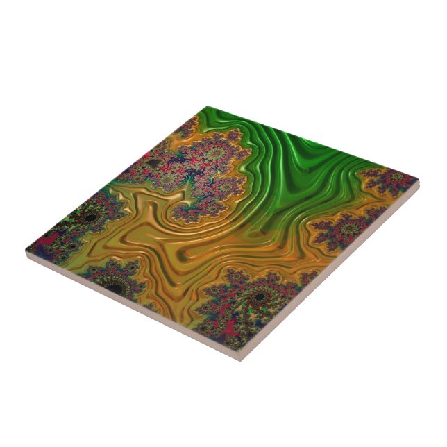 Azulejo Bosque fractal (Lado)