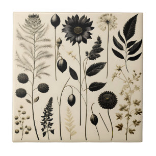 Azulejo Botánica floral inagotable