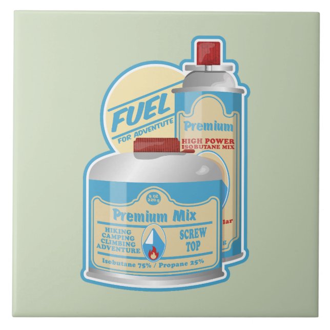 Azulejo Botes de gas de Camp Stove Propano Butane (Frente)