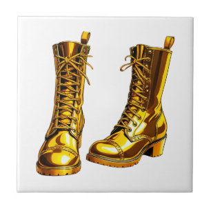 Azulejo Bots dorados
