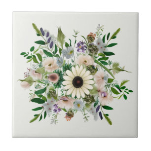 Azulejo Bouquet de flores silvestres