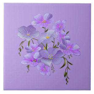 Azulejo Bouquet floral de Bonito de Lavanda