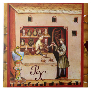 Azulejo BOWL DE HYGEIA MONOGRAM Medicina, Farmacia